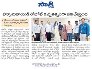 TBOT HUMANOID AI ROBOT IN INDIA